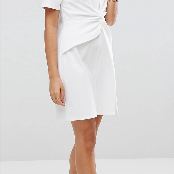 ASOS petite mini dress with twist front. - Picture 4 of 5